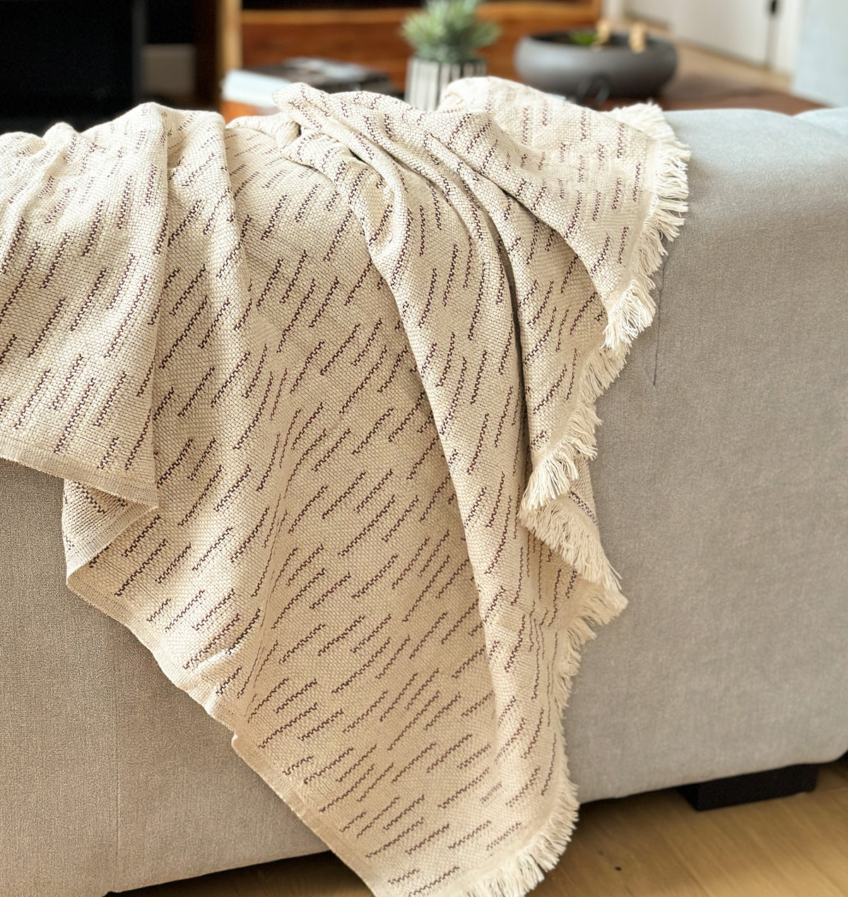 Oversized Throw for Couch and Bed