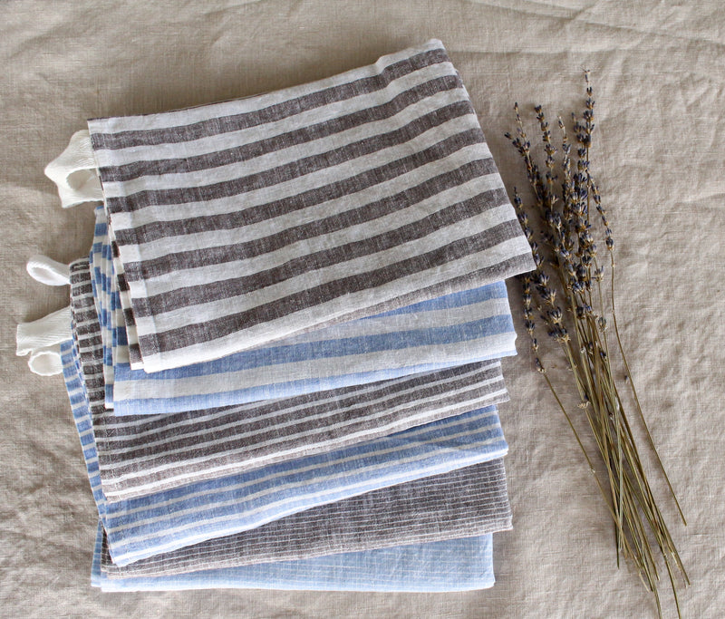 Cotton Linen Tea Towel, Kitchen Hand Towel, Dish Towel, Kitchen Linen – My  Kitchen Linens