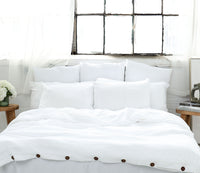 White Organic Cotton Duvet Cover