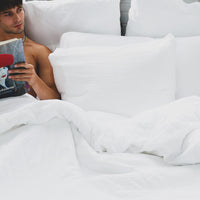 White Organic Cotton Duvet Cover