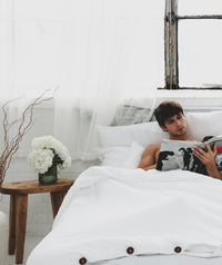 White Organic Cotton Pillowcase Set of 2