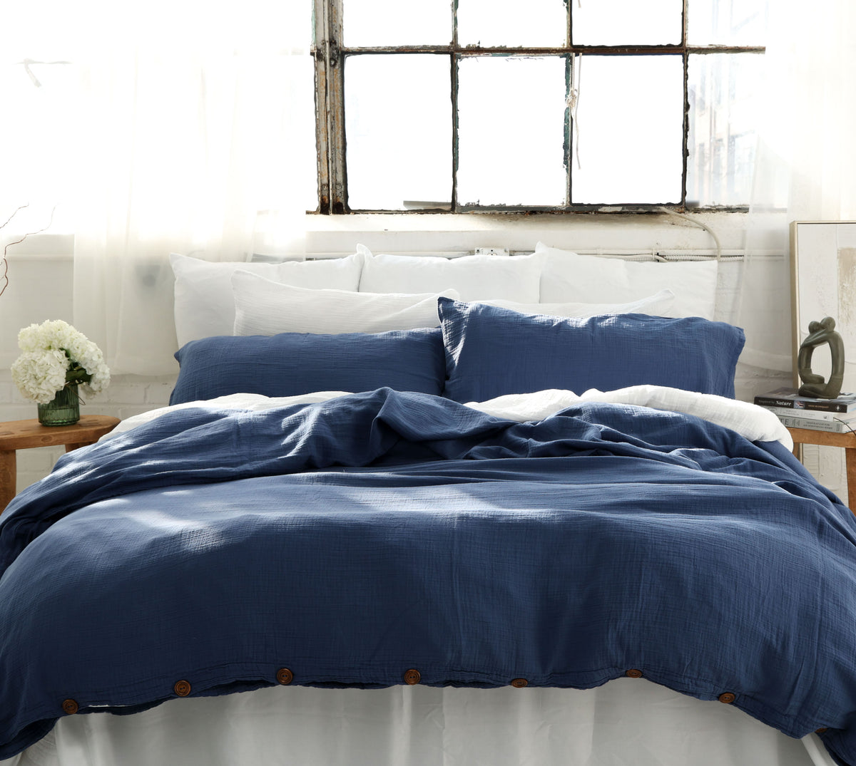 White Organic Cotton Duvet Cover