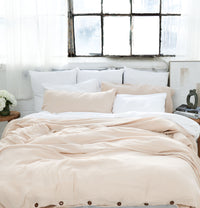 White Organic Cotton Duvet Cover