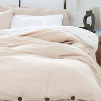White Organic Cotton Duvet Cover