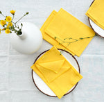 Sunshine Yellow Napkin Set - Set of 2 or 4