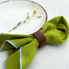 Green Napkin Set with Contrast Edges - Set of 2 or 4