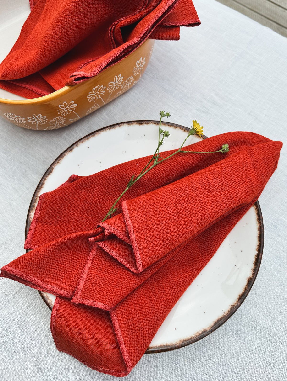 Terracotta Napkin Set