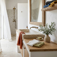 Waffle Hand Towel, Sage