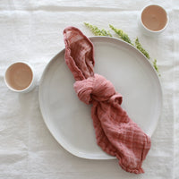 Ocean Blue Crinkle Napkin Set