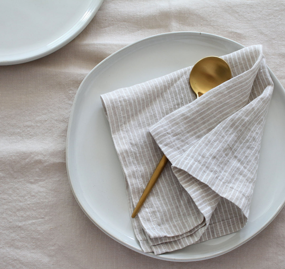 Striped Linen Napkins