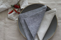 Striped Linen Napkins