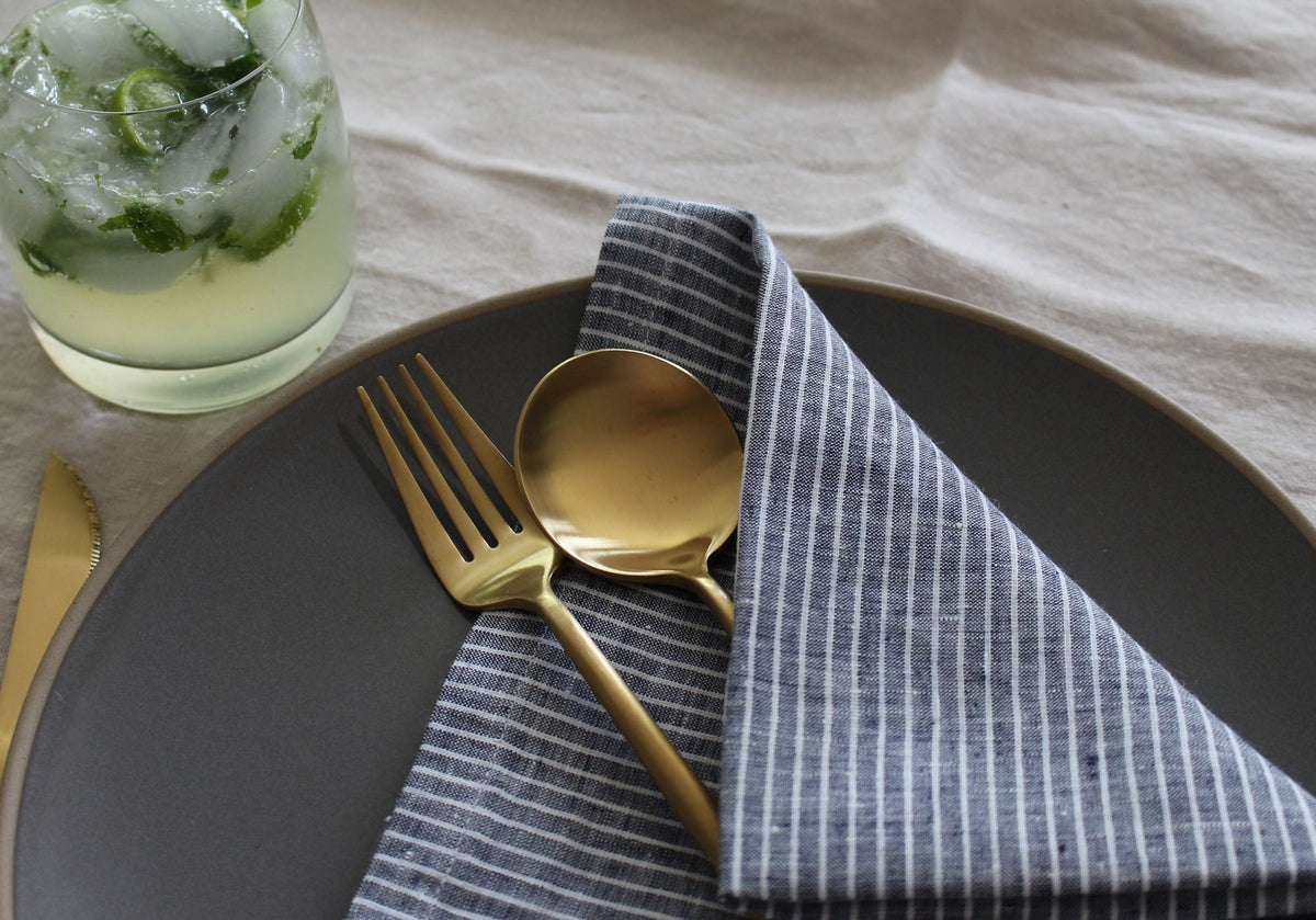 Striped Linen Napkins