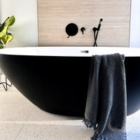 White Waffle Bath Towel