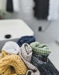 Waffle Hand Towels in Various Colors