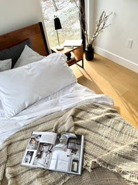 Taupe Brown Reversible Soft Blanket