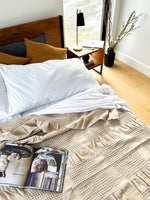 Waffle Blanket Throw in Various Colors