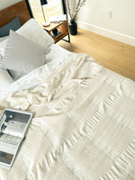 Waffle Blanket Throw in Various Colors