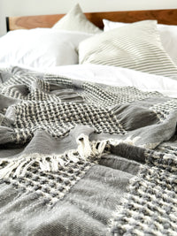 Waffle Blanket Throw in Various Colors