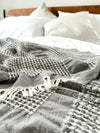 Waffle Blanket Throw in Various Colors