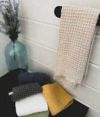 Waffle Hand Towels in Various Colors