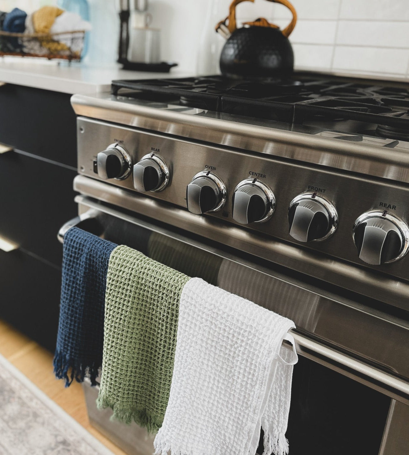 MyKitchenLinens Waffle Kitchen Towel - Thumbnail 3
