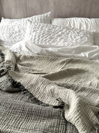 Reversible Soft Muslin Blanket in Various Colors