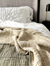 Reversible Soft Muslin Blanket in Various Colors