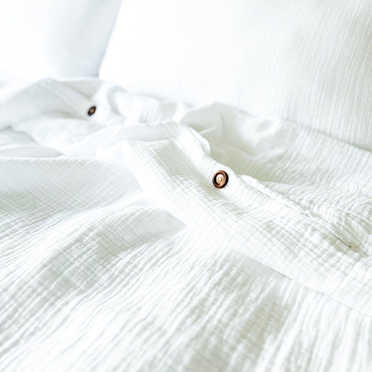 White Organic Cotton Duvet Cover