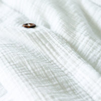 White Airy Soft Organic Cotton Duvet Cover