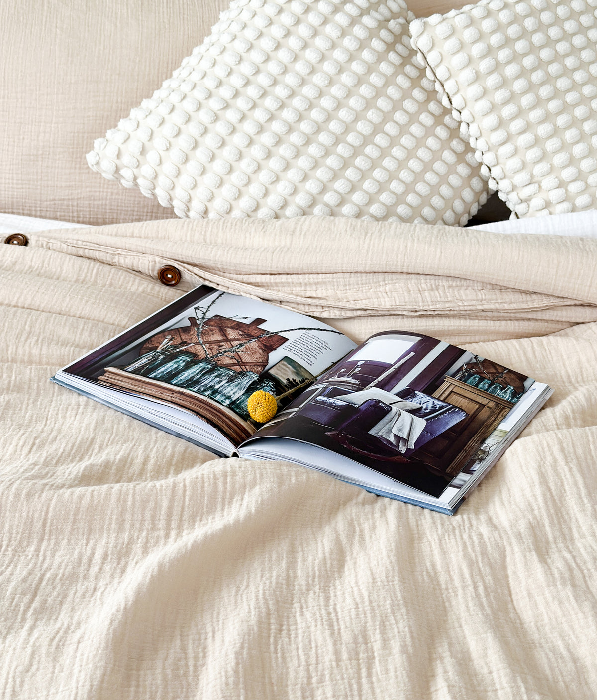 White Organic Cotton Duvet Cover