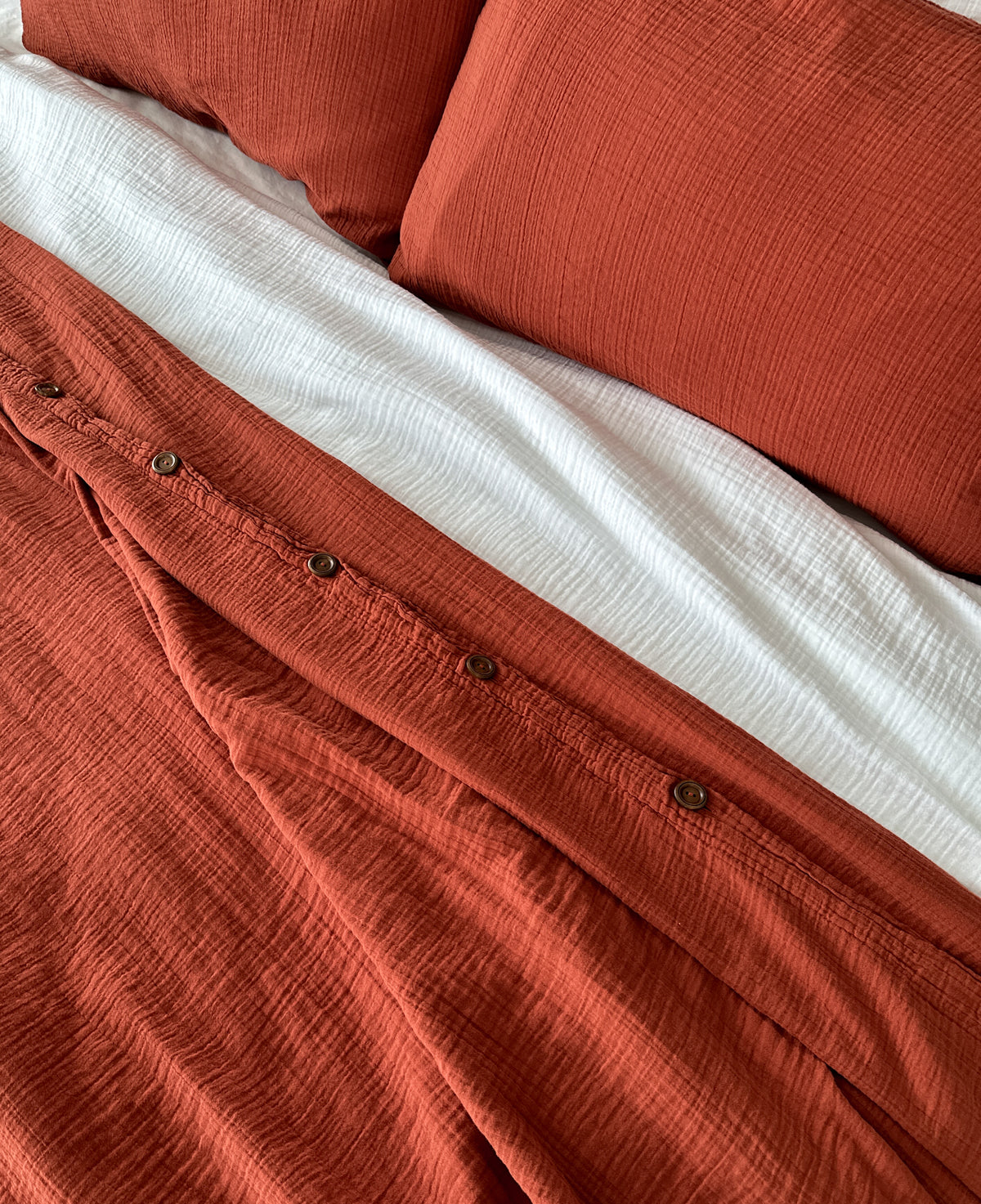 White Organic Cotton Duvet Cover