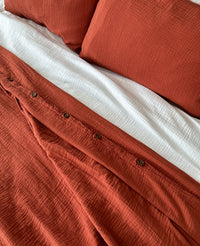White Organic Cotton Duvet Cover