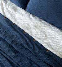 White Organic Cotton Duvet Cover