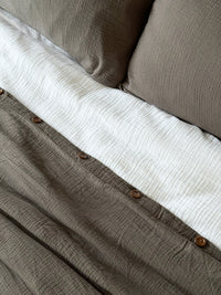 Gray Organic Cotton Pillowcase Set of 2