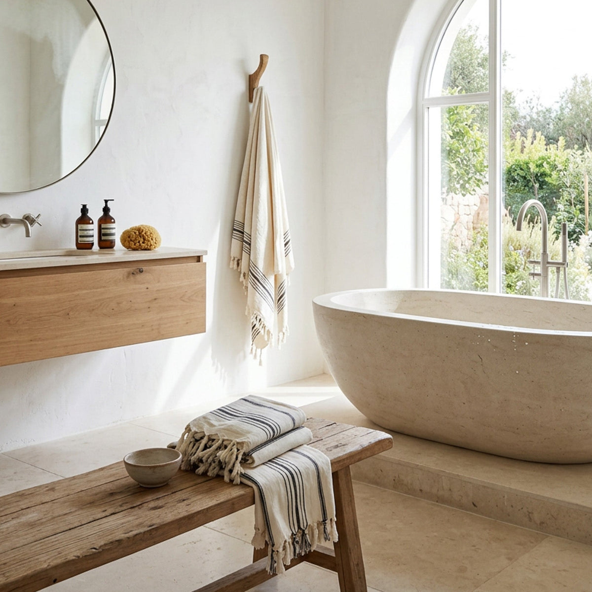 Peshtemal Turkish Towel - Bath and Beach