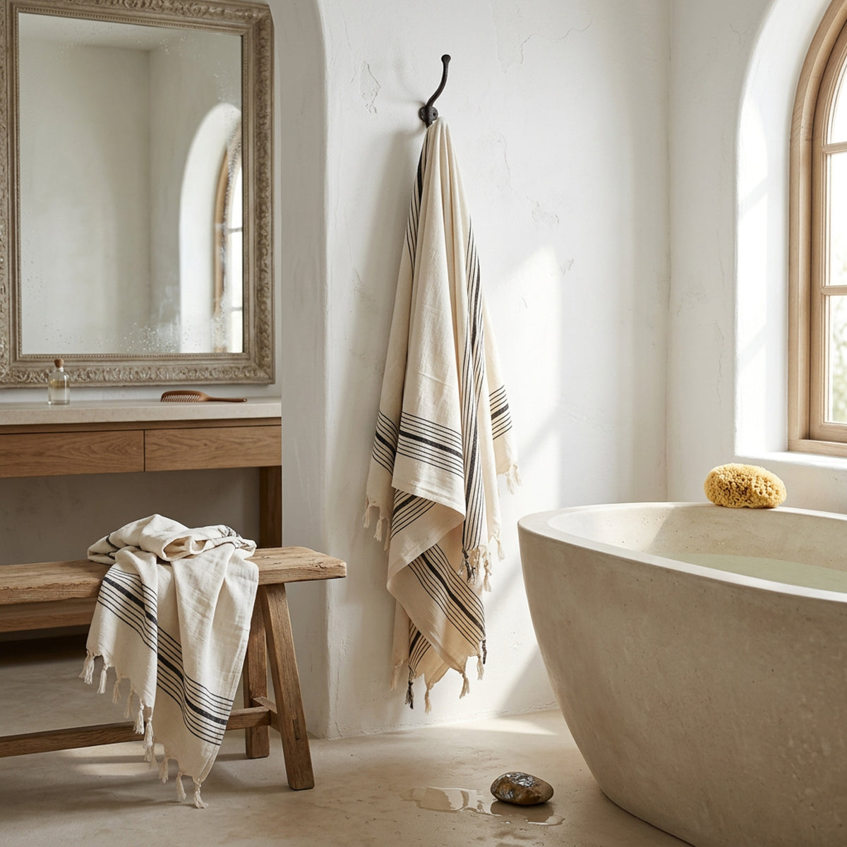 Peshtemal Turkish Towel - Bath and Beach