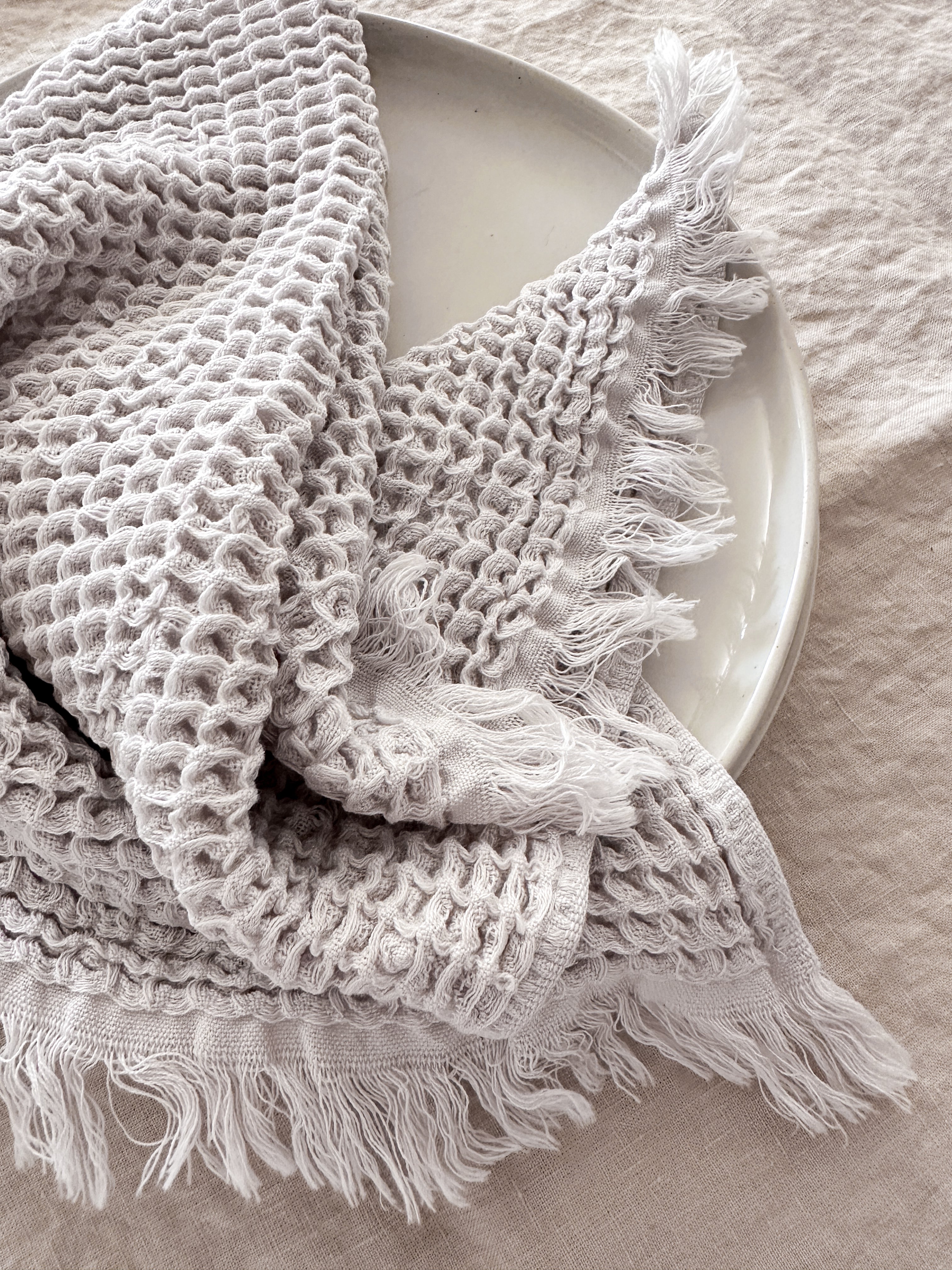MyKitchenLinens Waffle Kitchen Towel - Thumbnail 5