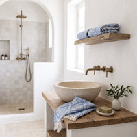 Heritage Cotton Towel, Blue