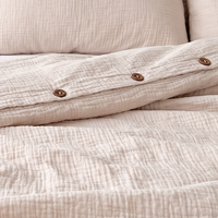 Natural Airy Soft Organic Cotton Duvet Cover