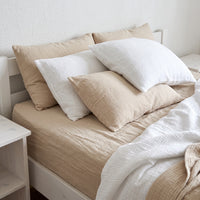Organic Cotton Pillowcase Set of 2 - Natural