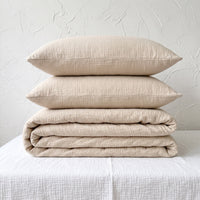 Organic Cotton Pillowcase Set of 2 - Natural