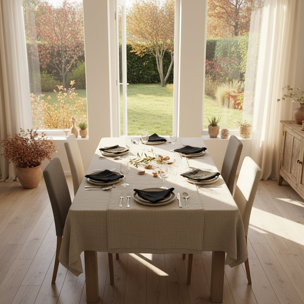 Mix and Match Linen Napkins in Various Colors and Size - Set of 4