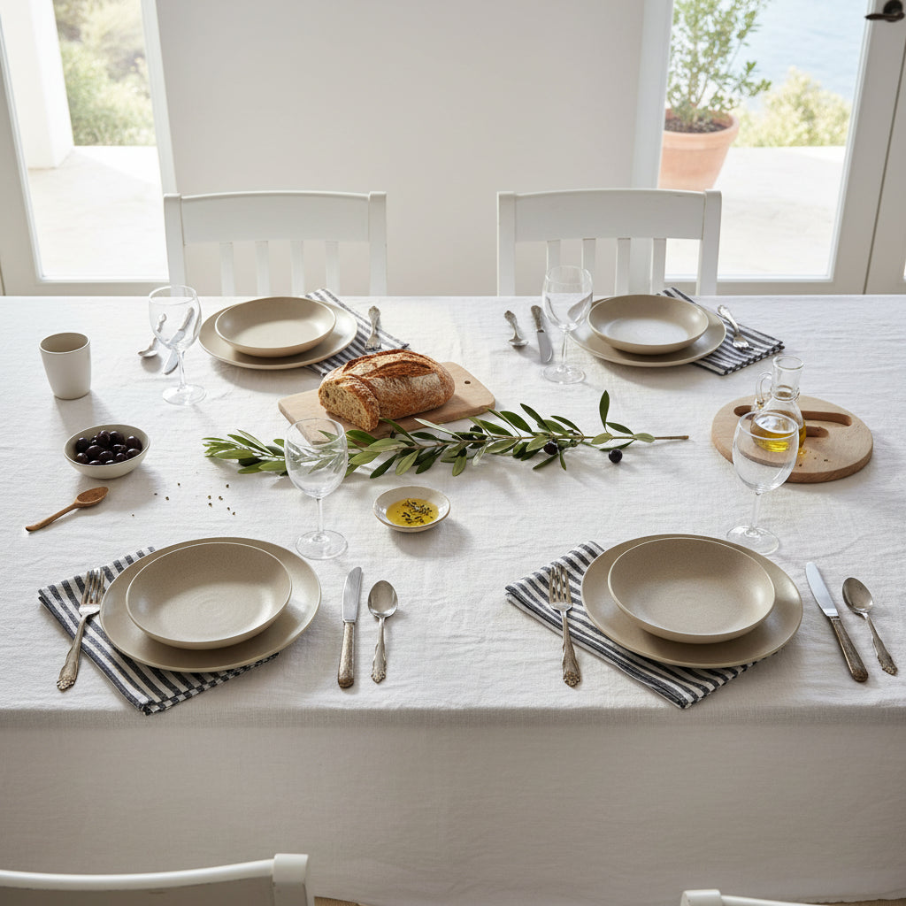 Mix and Match Linen Napkins in Various Colors and Size - Set of 4