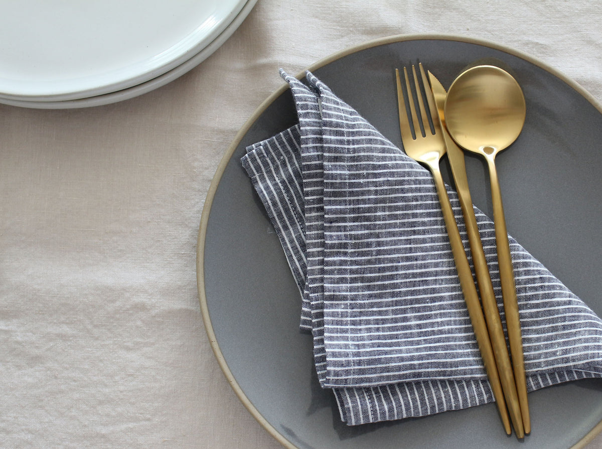 Striped Linen Napkins