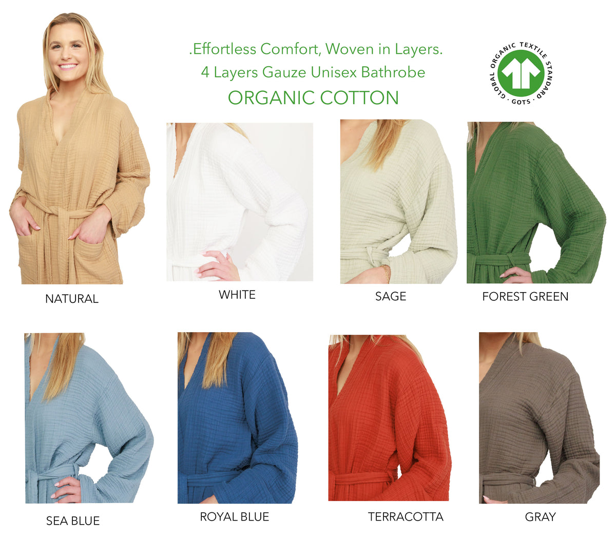 Organic Cotton Robe