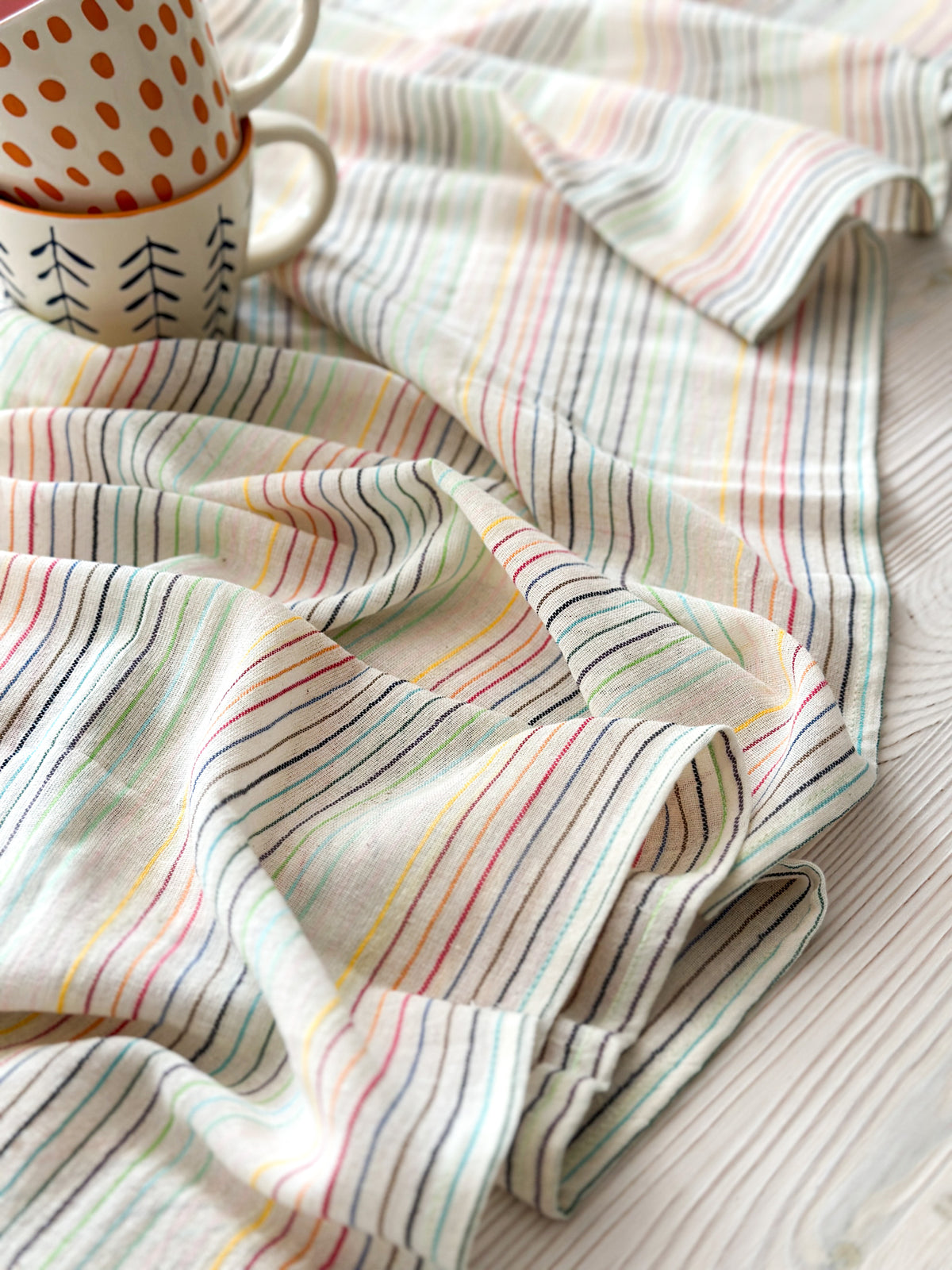 Rainbow Table Runner, Cotton