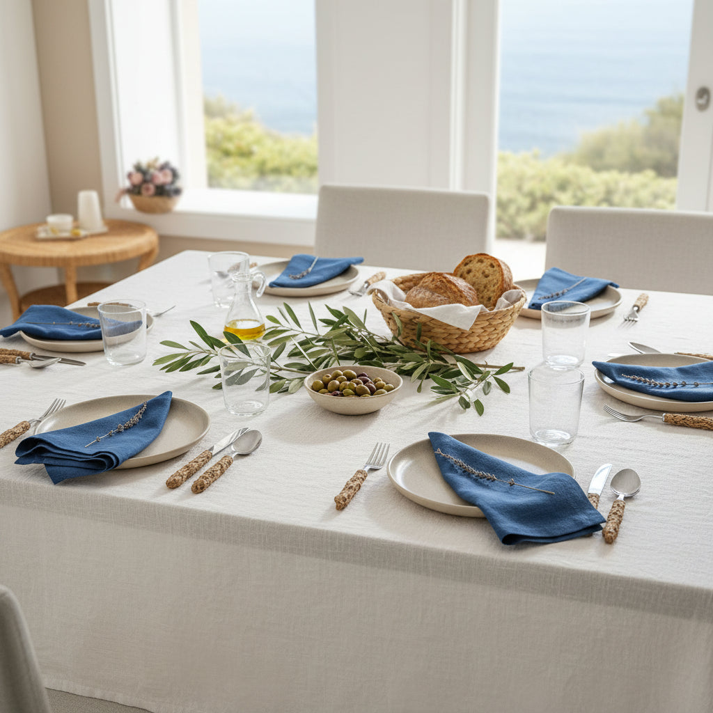 Mix and Match Linen Napkins in Various Colors and Size - Set of 4