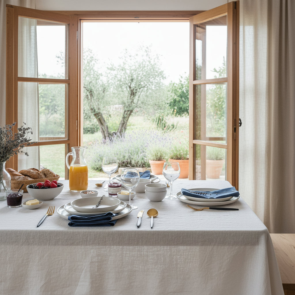 Mix and Match Linen Napkins in Various Colors and Size - Set of 4