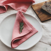 Dusty Rose Linen Napkin Set of 4