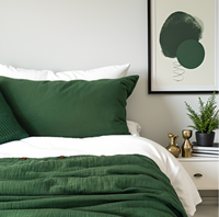 Gray Organic Cotton Pillowcase Set of 2